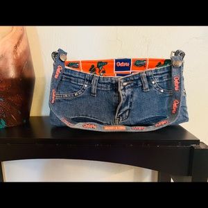 Handmade Florida Gators Jean Purse